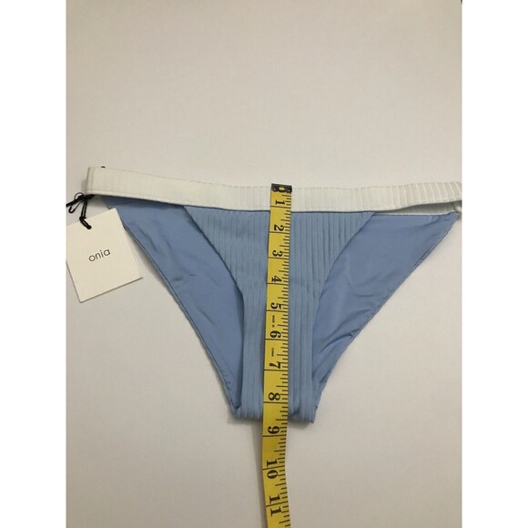 Onia Leila Bikini Bottom Size M. Blue & White Color - Picture 9 of 10